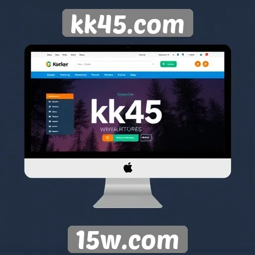 Análise da interface do usuário do kk45.com